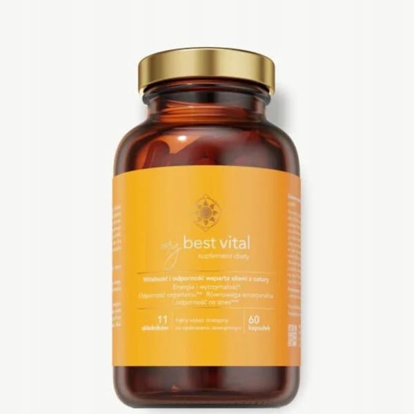 MyBestVital energi IMMUNITET vitamin CD selen MyBestPharm 60 kapslar.