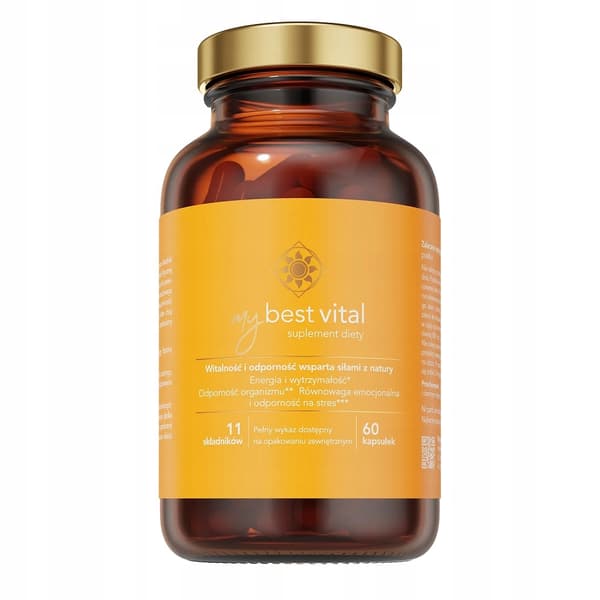 MyBestVital energi IMMUNITET vitamin CD selen MyBestPharm 60 kapslar.