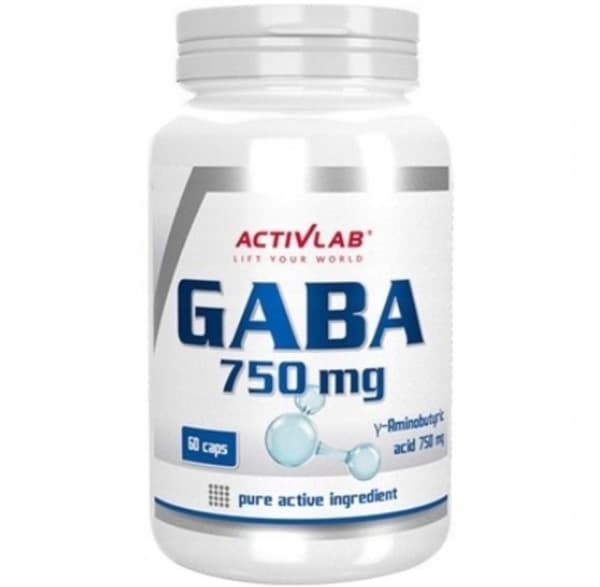 ACTIVLAB GABA 750 mg regenerering av sömntrötthet 60 kapslar.