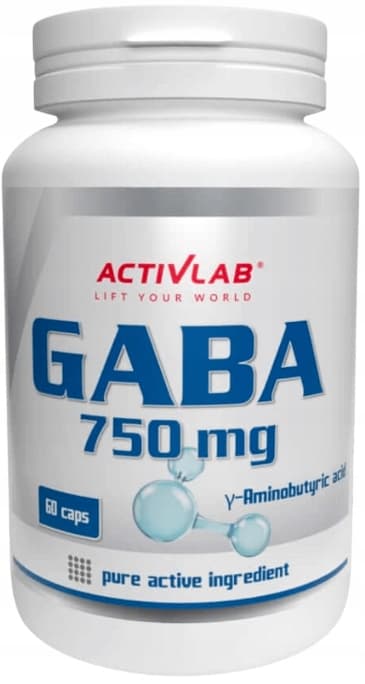 ACTIVLAB GABA 750 mg regenerering av sömntrötthet 60 kapslar.