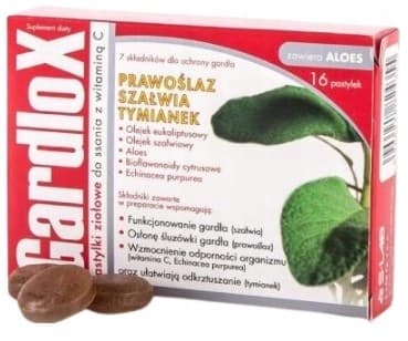 GARDLOX Skumfidus Salvie Timian 16 sugetabletter