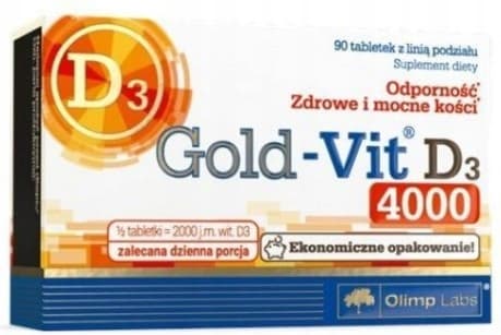 Olimp Gold-Vit D3 4000 D-VITAMIN BENIMMUNITET 90 tabl.