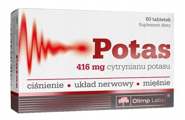 OLIMP KALIUM 416 mg Kaliumcitrat 60 tabletter