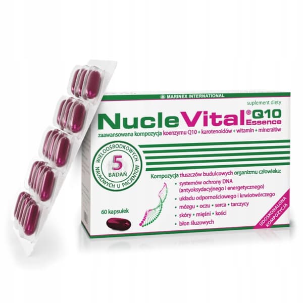 NucleVital Q Essence Complex koenzym Q10 60 kapslar.