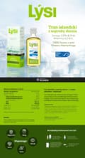 Miniatyrbillede 6 af 10: LYSI Islandsk torskelevertran med citron-myntesmag og omegasyrer 240 ml