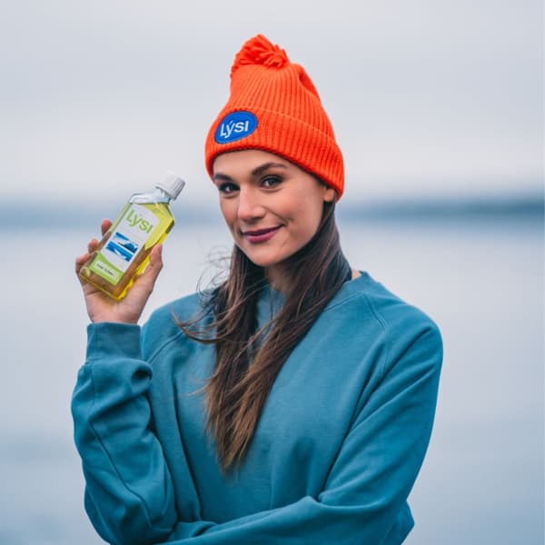 LYSI Islandsk torskelevertran med citron-myntesmag og omegasyrer 240 ml