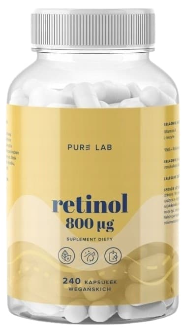 Pure Lab RETINOL 800 mcg Aura Herbals 240 kapslar