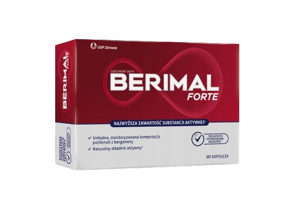 Berimal FORTE for kolesterolsundt hjerte 60 kapsler