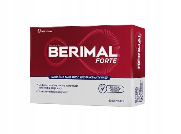 Berimal FORTE for kolesterolsundt hjerte 60 kapsler