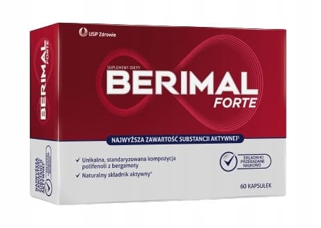 Berimal FORTE for kolesterolsundt hjerte 60 kapsler