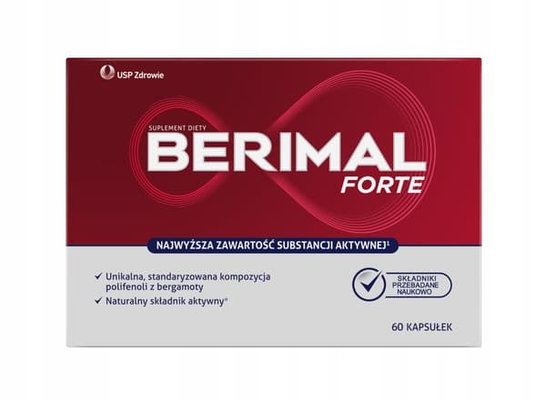 Berimal FORTE for kolesterolsundt hjerte 60 kapsler