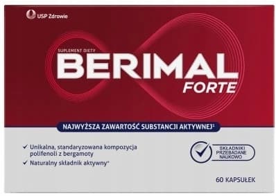 Berimal FORTE for kolesterolsundt hjerte 60 kapsler