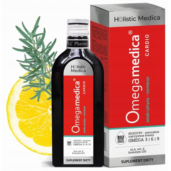 OMEGAMEDICA CARDIO OMEGA-syror vitamin E koenzym Q10 250 ml