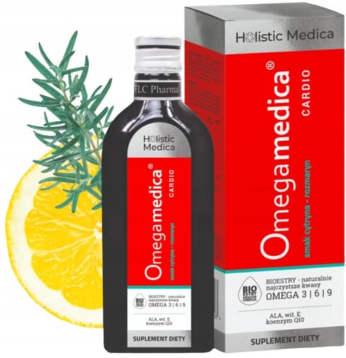 OMEGAMEDICA CARDIO OMEGA-syror vitamin E koenzym Q10 250 ml