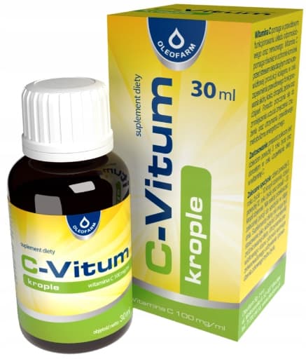 Oleofarm C-Vitum droppar C-vitamin för barn 30 ml