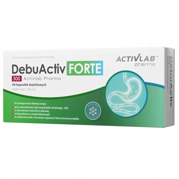 Activlab DebuActiv FORTE 300 natriumbutyrat 60 kapslar