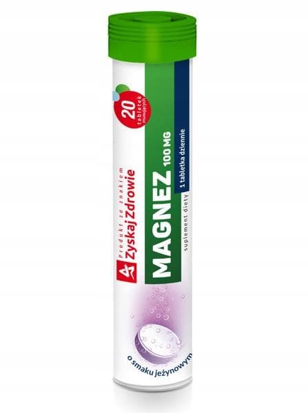 GAIN HEALTH Magnesium 100 mg 20 tabletter mus