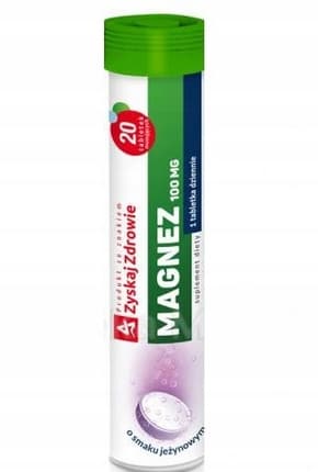 GAIN HEALTH Magnesium 100 mg 20 tabletter mus