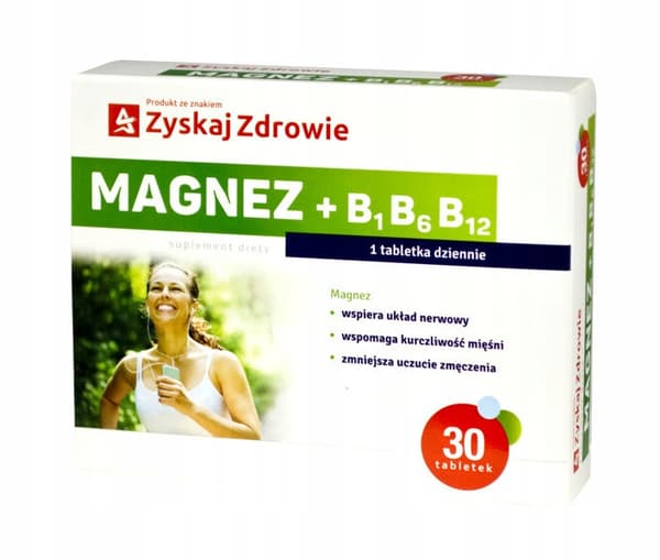 VINNA HÄLSA MAGNESIUM Vitamin B1, B6, B12 30