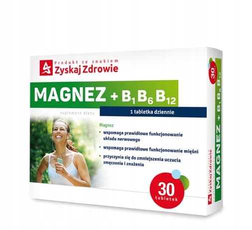 VINNA HÄLSA MAGNESIUM Vitamin B1, B6, B12 30