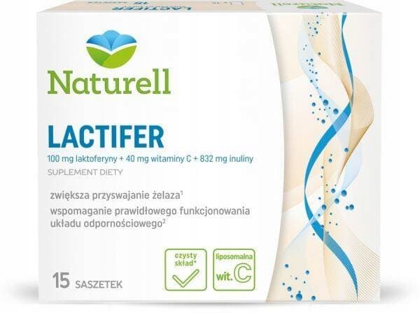 NATURELL LACTIFER laktoferrin vitamin C IMMUNITET 15 påsar
