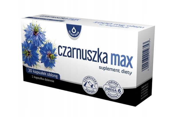 OLEOFARM Sort spidskommen MAX sort spidskommenolie OMEGA SYRER immunitet 30 kapsler.