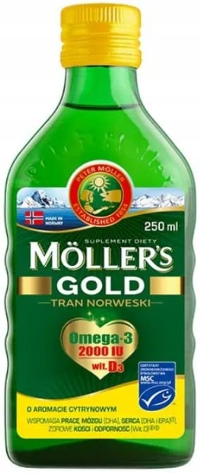 MÖLLERS Norsk citronleverolja 250 ml