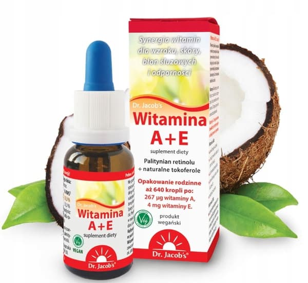 Dr. Jacobs Vitamin A + E i droppar 20 ml