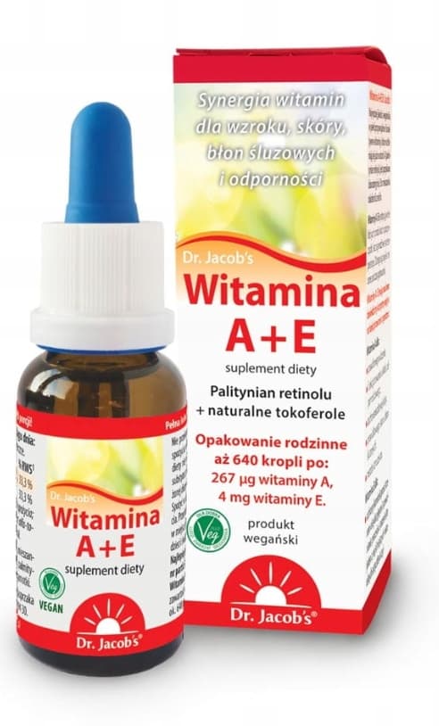 Dr. Jacobs Vitamin A + E i droppar 20 ml