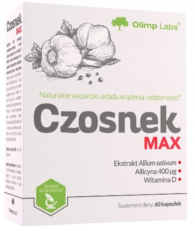 OLIMP Vitlök Max cirkulationssystemet IMMUNITET 60 kapslar.