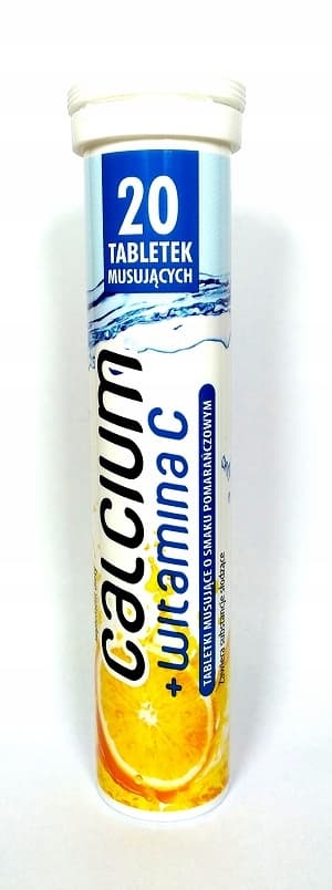 MBM Kalcium + C-vitamin kalcium 20 tabletter. mus.