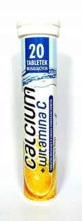Miniatyrbild 3 av 7: MBM Kalcium + C-vitamin kalcium 20 tabletter. mus.
