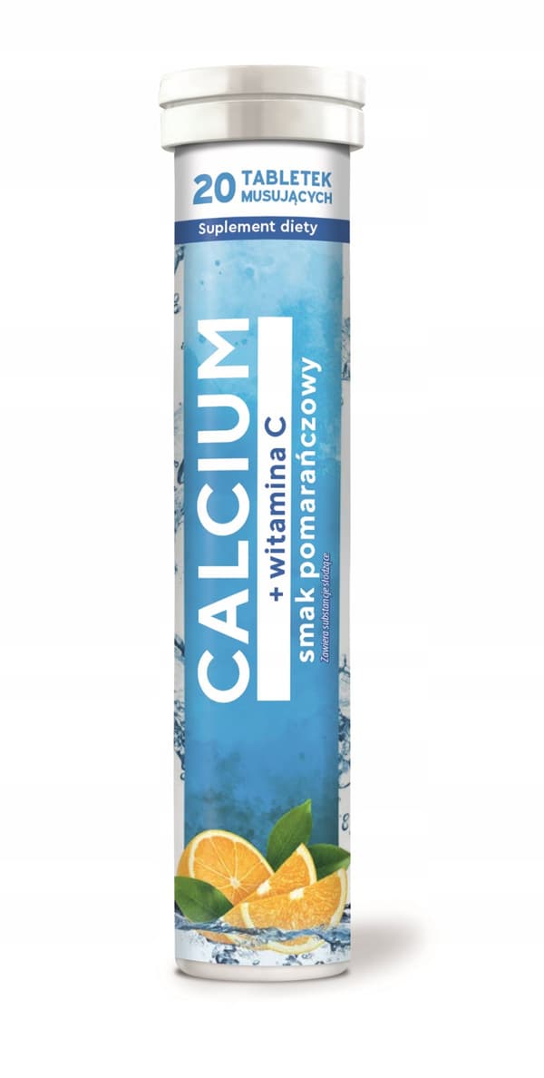 MBM Kalcium + C-vitamin kalcium 20 tabletter. mus.