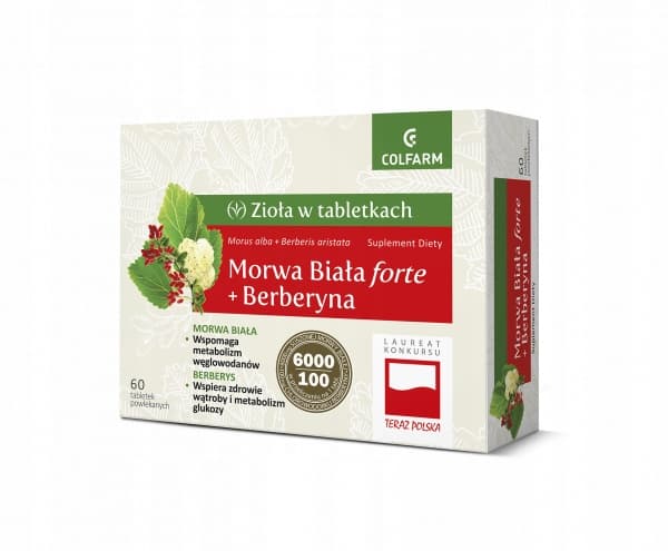 VITT MULBERRY FORTE + BERBERIN Colfarm 60 tabletter.