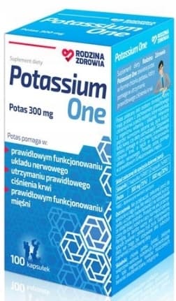 KALIUM ONE kalium Family Health 100 kapslar.
