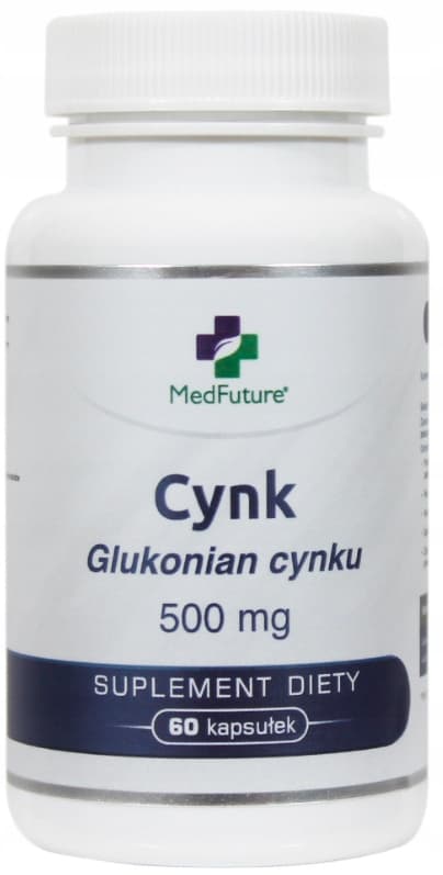 MedFuture Zinkglukonat 500 mg 60 kapslar