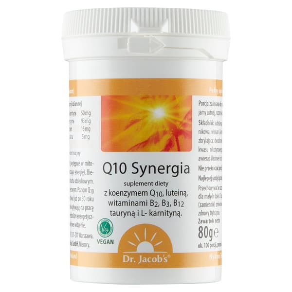 Dr. Jacobs koenzym Q10 synergipulver 90 g