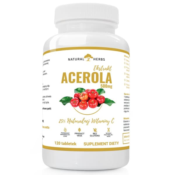 Altopharma Acerola Forte 500 mg C-vitamin 120 tabs