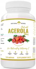 Miniatyrbild 1 av 4: Altopharma Acerola Forte 500 mg C-vitamin 120 tabs