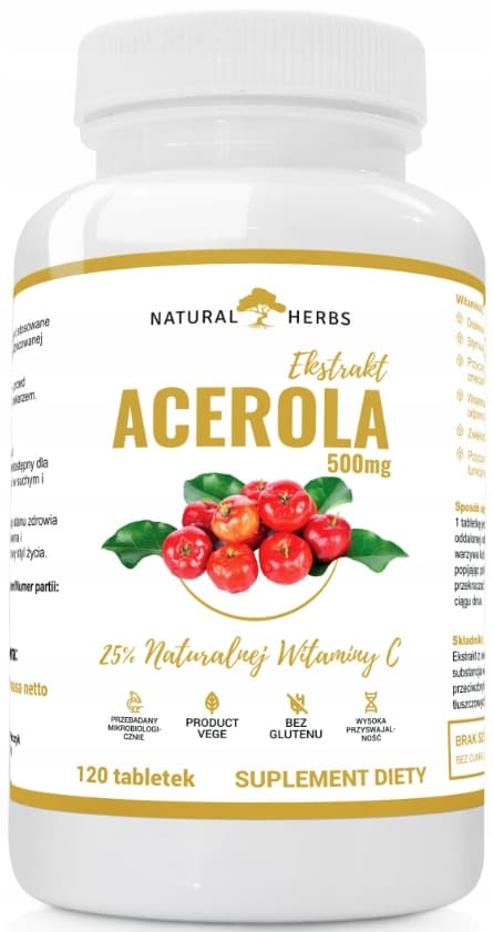 Altopharma Acerola Forte 500 mg C-vitamin 120 tabs