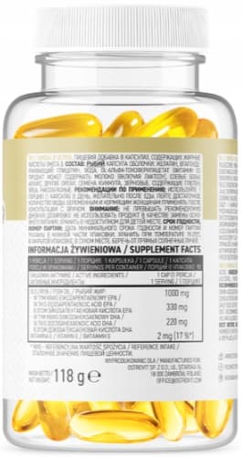 OstroVit Omega 3 Ultra IMMUNITET EPA DHA 90 kapslar