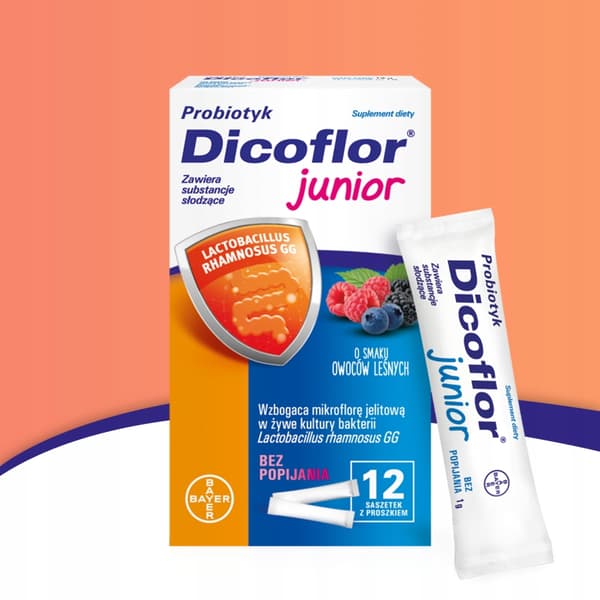 DICOFLOR JUNIOR probiotika för barn 12 dospåsar
