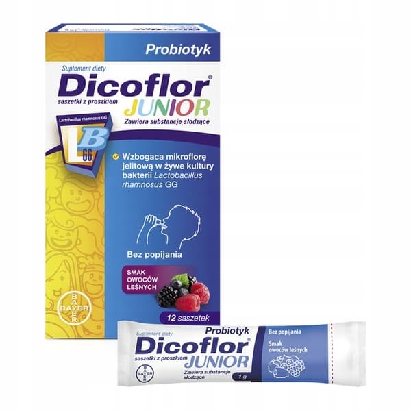 DICOFLOR JUNIOR probiotika för barn 12 dospåsar