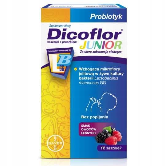 DICOFLOR JUNIOR probiotika för barn 12 dospåsar