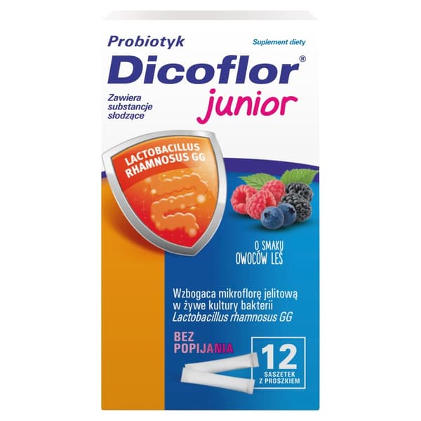 DICOFLOR JUNIOR probiotika för barn 12 dospåsar