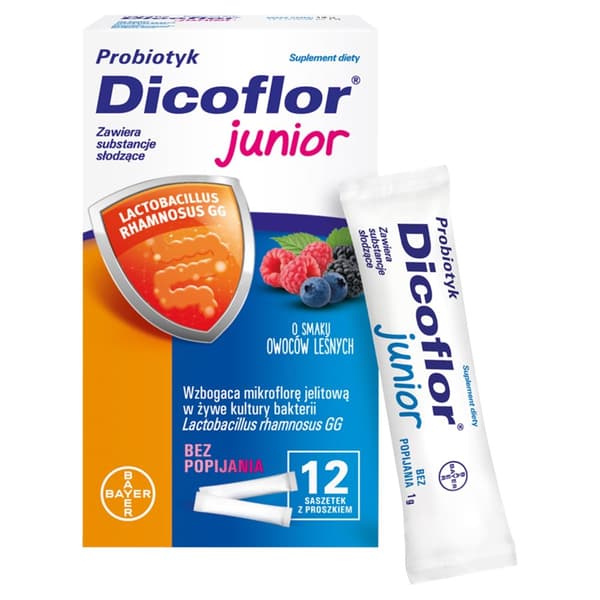 DICOFLOR JUNIOR probiotika för barn 12 dospåsar