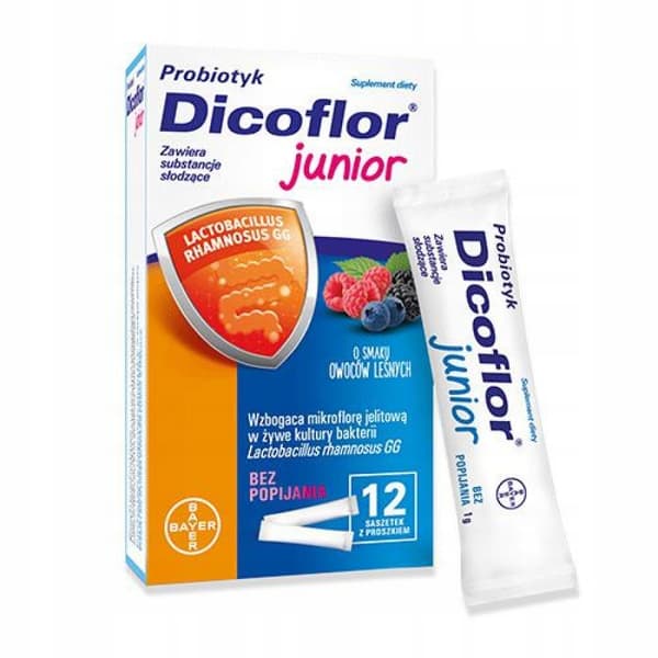 DICOFLOR JUNIOR probiotika för barn 12 dospåsar