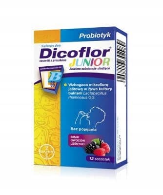 DICOFLOR JUNIOR probiotika för barn 12 dospåsar