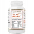Miniatyrbild 3 av 4: Altopharma K2 + D3 + Omega-3 vitamin KD 90 kapslar.