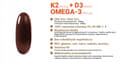 Miniatyrbild 4 av 4: Altopharma K2 + D3 + Omega-3 vitamin KD 90 kapslar.